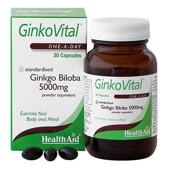 GINKOVITAL 30CPS 500MG