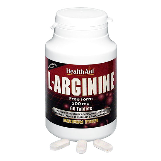 ARGININA 60TAV 500MG HEALTHAID