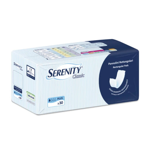 Serenity Pannolone Rettangolare Senza Barriera 30 Pezzi