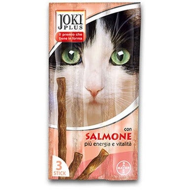 Joki Plus Bastoncino Con Salmone Gatti Adulti 3x5g