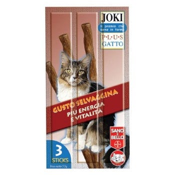 Joki Plus Bastoncino Con Selvaggina Gatti Adulti 3x5g