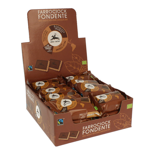 ALCE NERO Biscotti Farro Cioccolato Fond.Bio