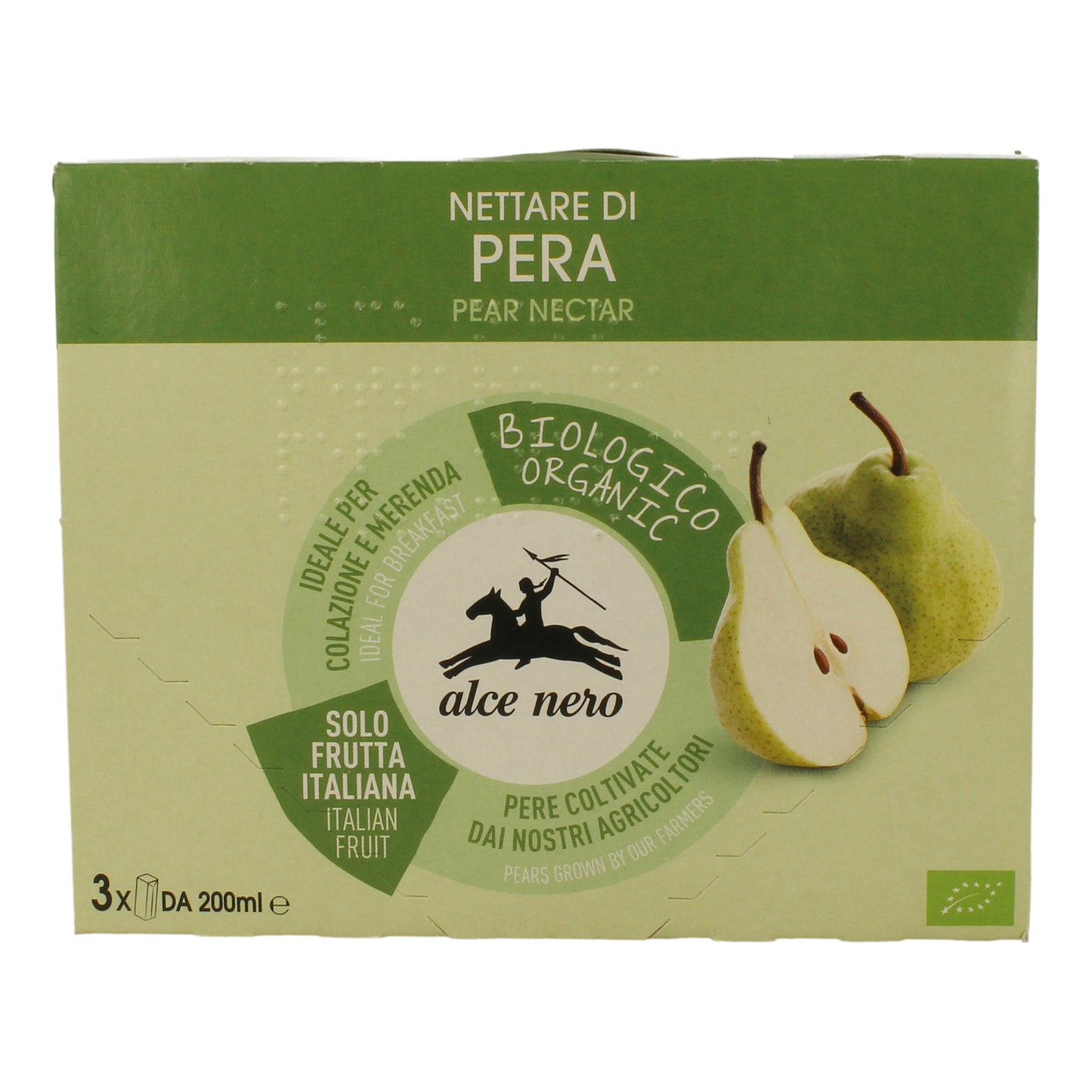 ALCE NERO Nettare Pera 3x200ml