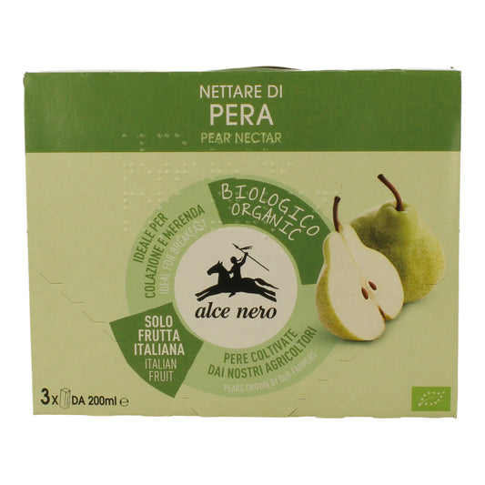 ALCE NERO Nettare Pera 3x200ml