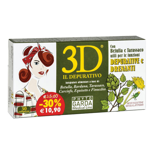 3D DRENA DEPURA 30CPR PHYTO