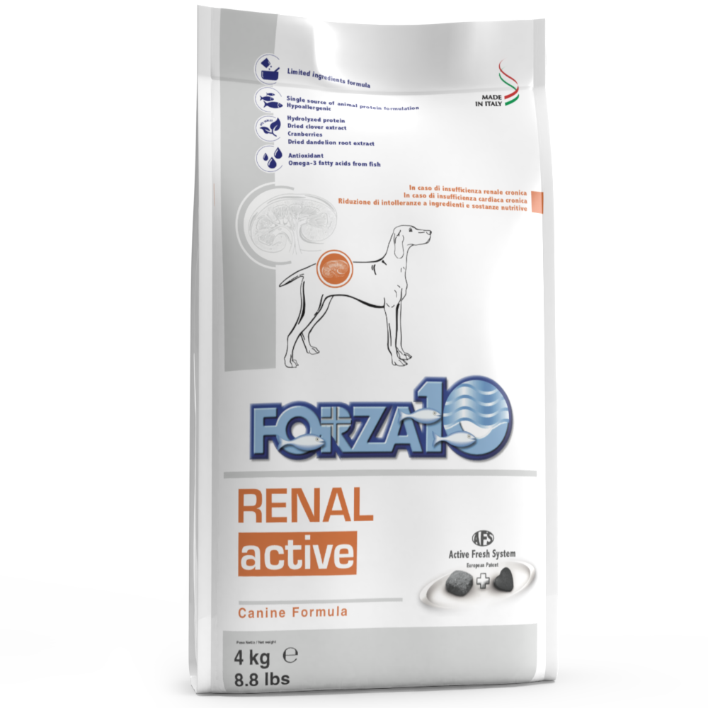 Forza10 Active Renal Cibo Secco Cani Adulti Sacco 4kg
