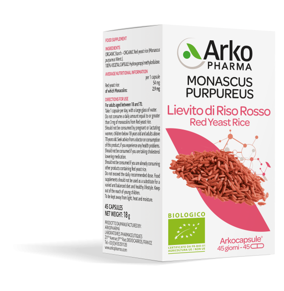 Lievito Riso Rosso 45 Capsule Bio