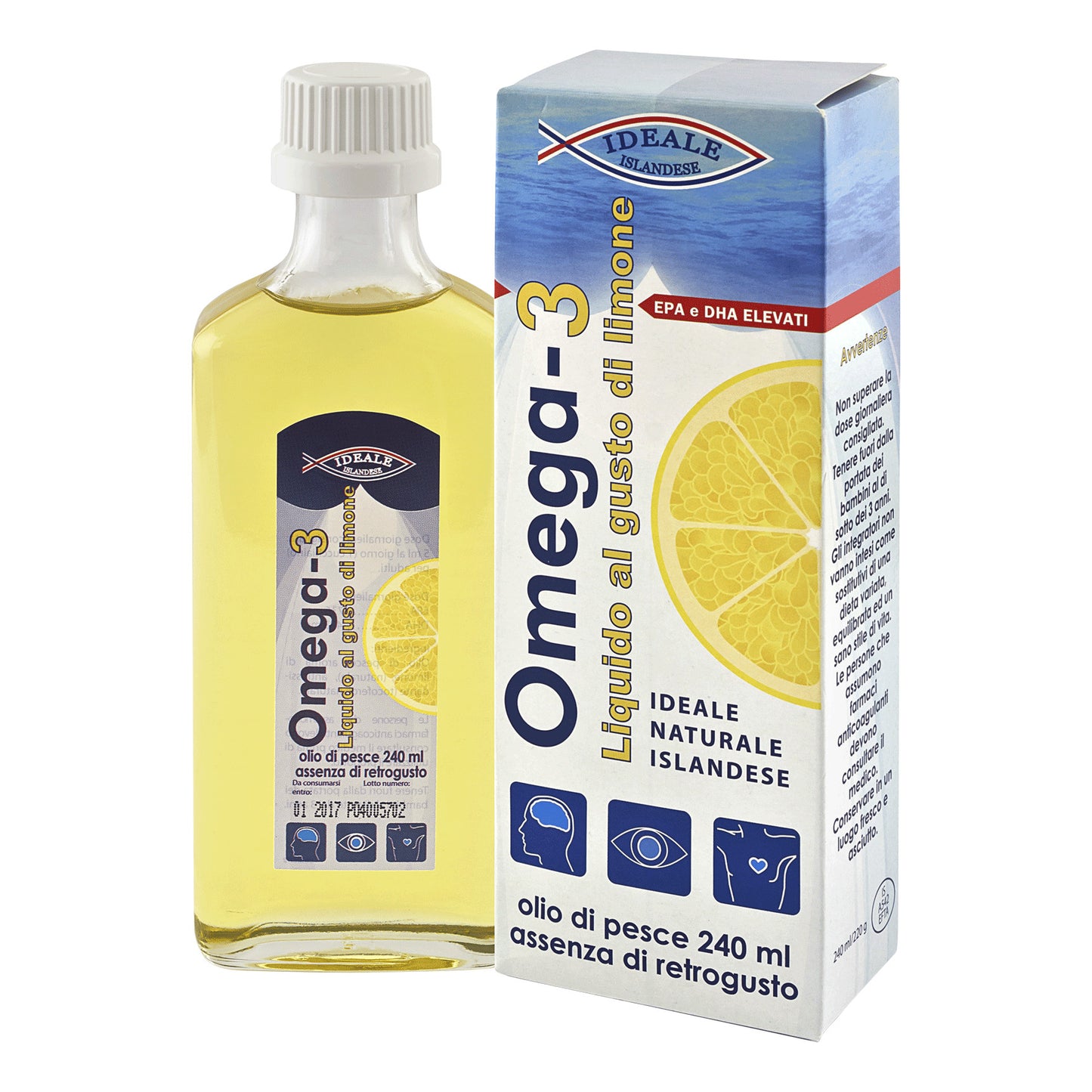 OMEGA 3 LIQUID LIMONE 240M IDEAL