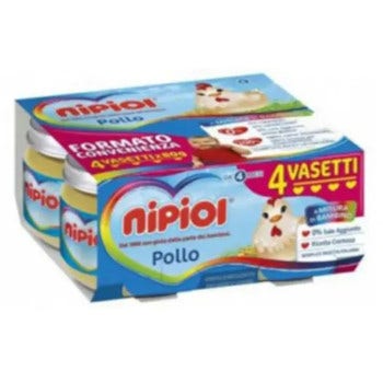 Nipol Omogeneizzato Pollo 4X120g 4Mesi+