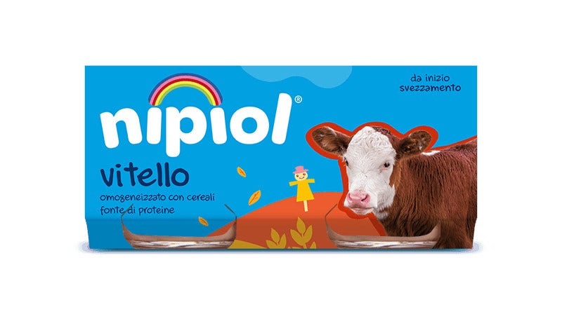 Nipiol Omogeneizzato Vitello 120gx4 Pezzi 4 Mesi+