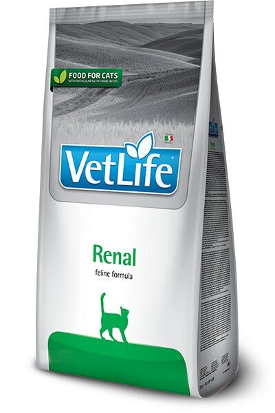 Farmina Vet Life Natural Feline Renal Cibo Secco Per Gatti Sacco 400g