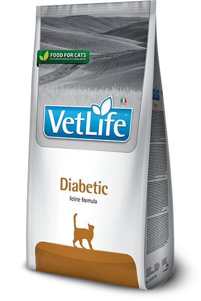 Farmina Vet Life Natural Feline Diabetic Cibo Secco Per Gatti Sacco 400g