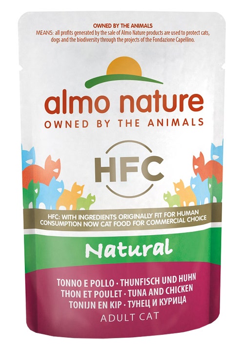 Almo Nature Mangime Tonno E Pollo Per Gatti Adulti 55g
