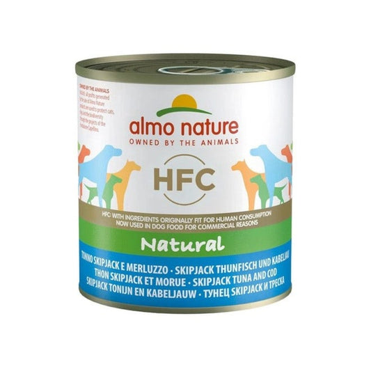 Almo Nature HFC Natural Tonno Skipjack e Merluzzo Alimento Umido Per Cani Adulti 290g