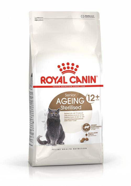 Royal Canin Feline Sterilised Ageing 12+ Anni Crocchette Per Gatti Senior Sacco 400g