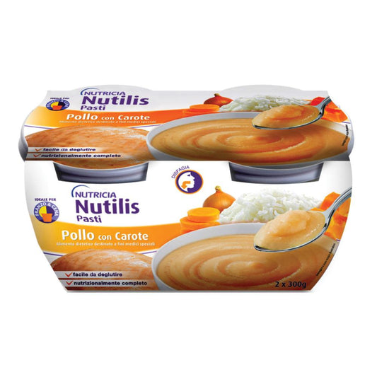 NUTILIS Pasti Pollo Carote 2x300g
