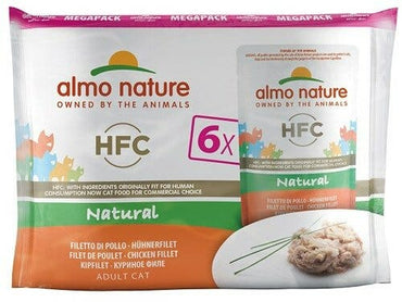 Almo Nature HFC Natural Megapack Cibo Umido Filetto Di Pollo Per Gatti Adulti 6x55g