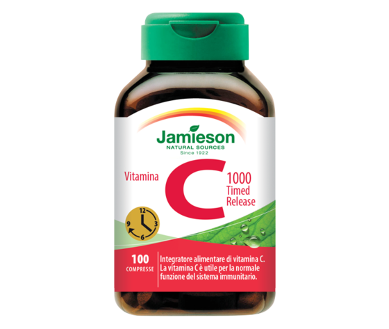 JAMIESON VITAMINA C 1000 TIMED RELEASE 100COMPRESSE RILASCIO GRADUALE
