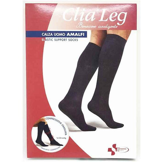 CLIALEG U Calza Amalfi Nero XL