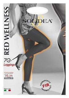 Solidea Red Wellness 70 Leggings Fumo Di Londra Taglia 2-M