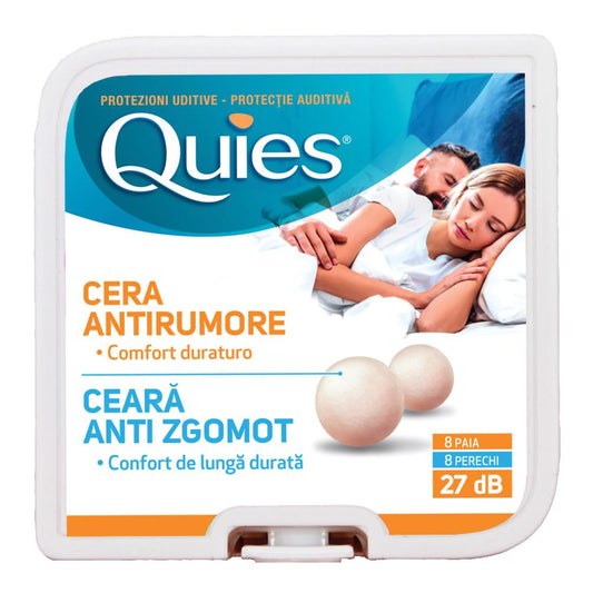 QUIES TAPPO AURICOLARE CERA 8P