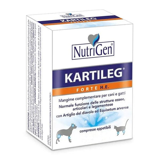 Nutrigen Kartileg Forte He Mangime Complementare Per Articolazioni Cani/Gatti 120 Compresse
