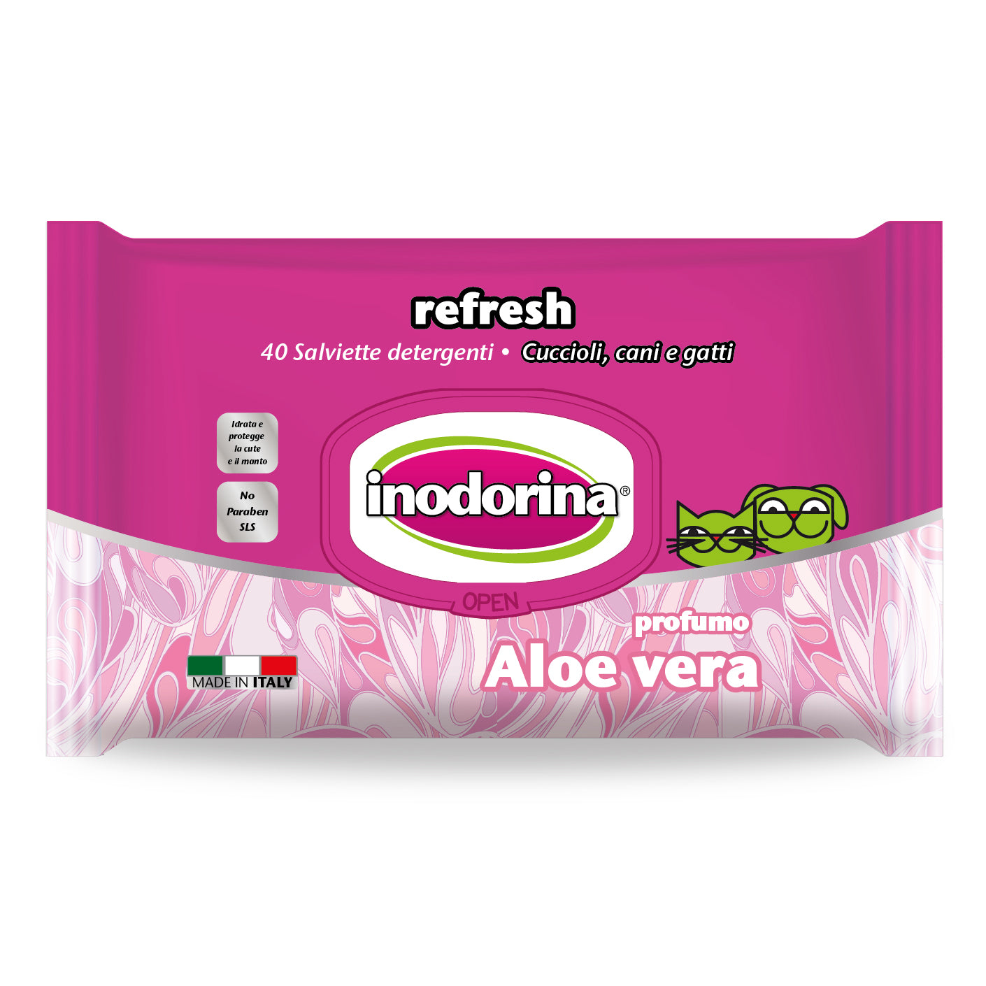 SALVIETTE ALOE VERA INODORINA