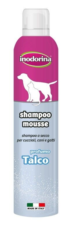 Inodorina Shampoo Mousse Per Animali Talco 300ml