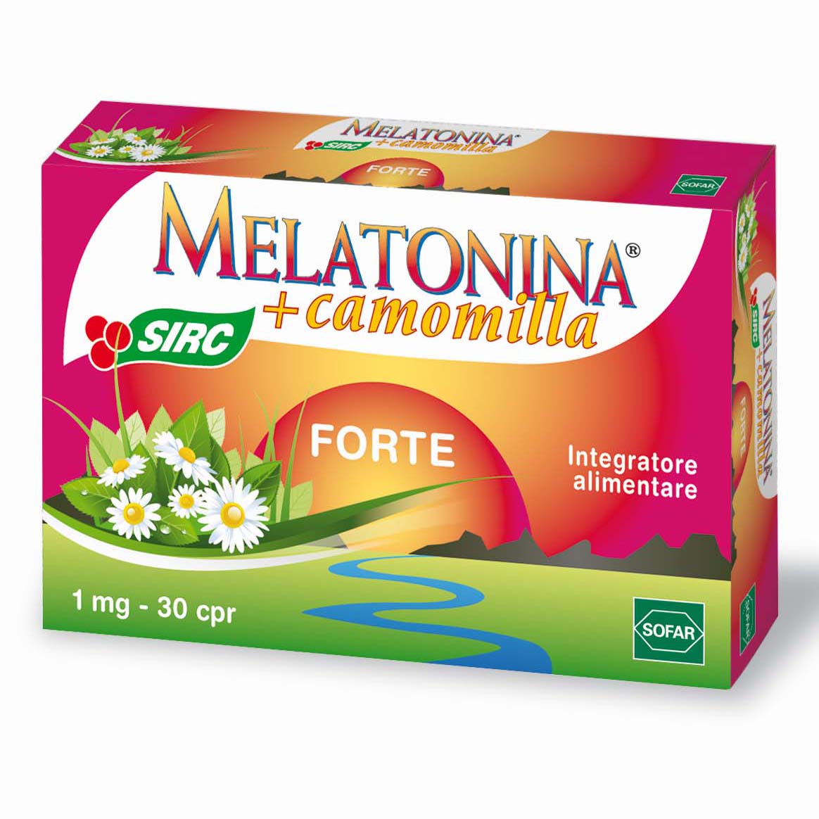 MELATONINA FORTE + CAMOMILLA 30 COMPRESSE