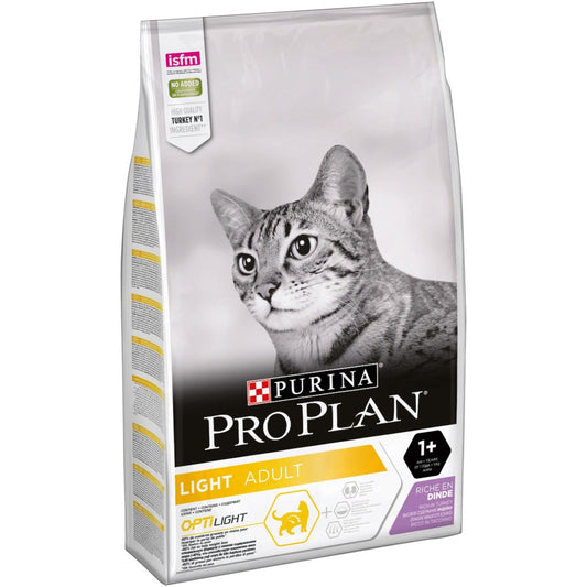 Purina Pro Plan Light Gatto Crocchette Tacchino Sacco 10kg