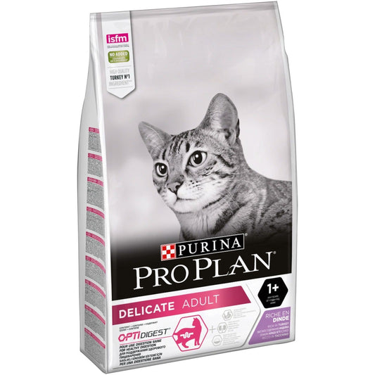 Purina Pro Plan Delicate Gatto Crocchette Tacchino Sacco 10kg