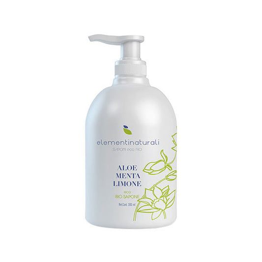 ELEMENTI ESSENZIALI SAPONE ALOE MENTA E LIMONE 300ML OTI