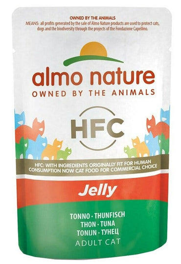 Almo Nature HCF Classic Jelly Con Tonno Per Gatti Adulti Busta 55g