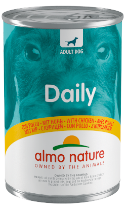 Almo Nature Daily Menù Cibo Umido Pollo Per Cani Adulti Lattina 400g