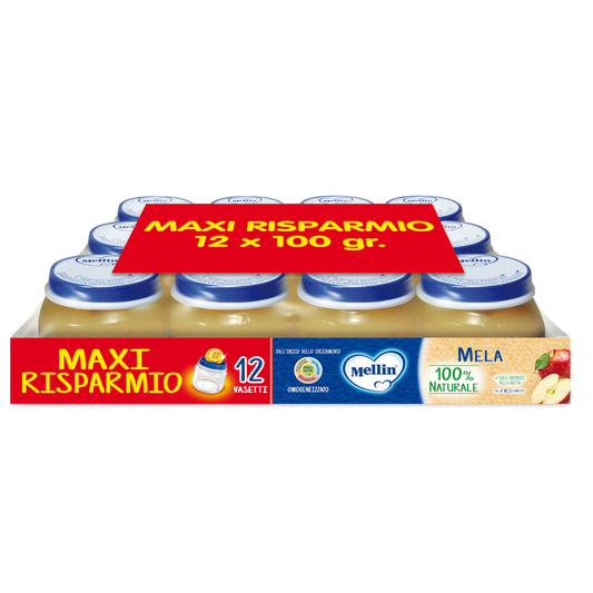 Mellin Omogeneizzato Mela 12x100g