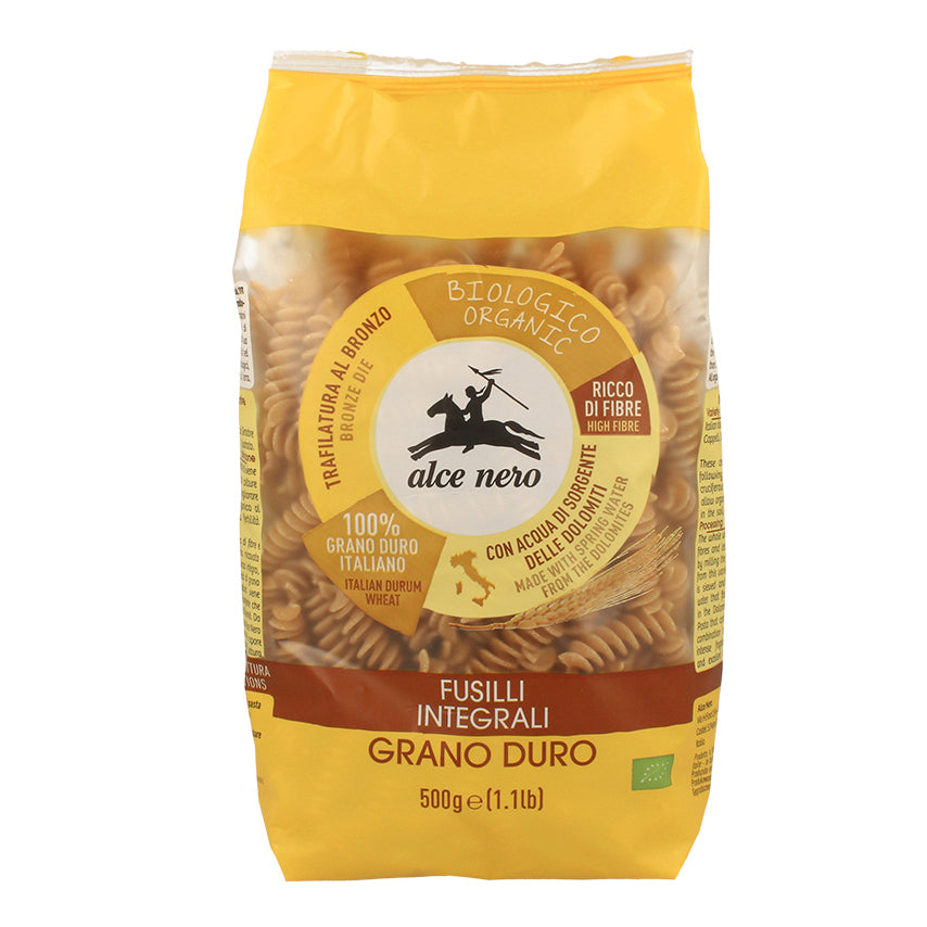 ALCE NERO Fusilli Integrali Bio 500g