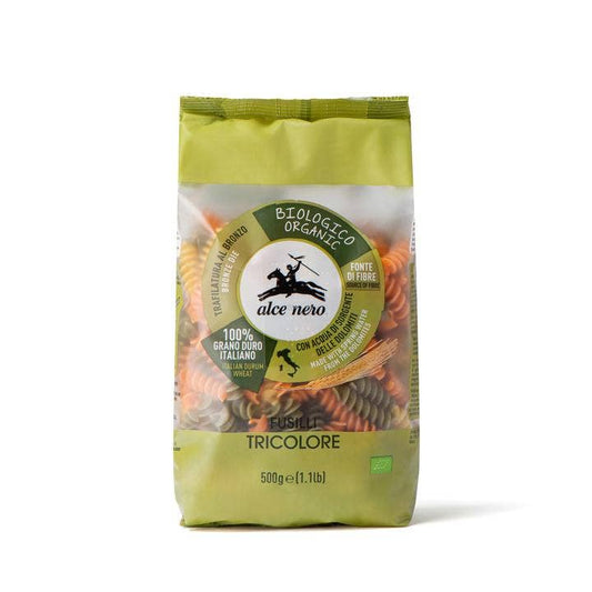 Alce Nero Fusilli Tricolore Biologici 500g