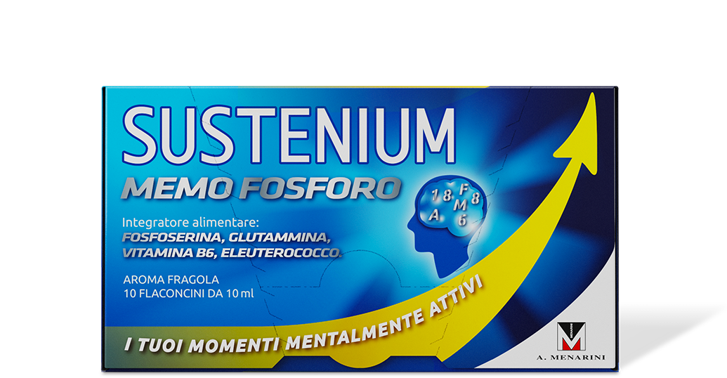 SUSTENIUM MEMO FOSFORO 10 FLACONCINI 10 ML AROMA FRAGOLA