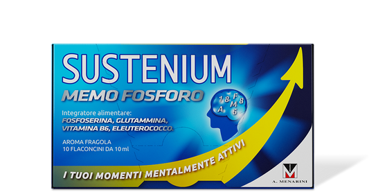 SUSTENIUM MEMO FOSFORO 10 FLACONCINI 10 ML AROMA FRAGOLA