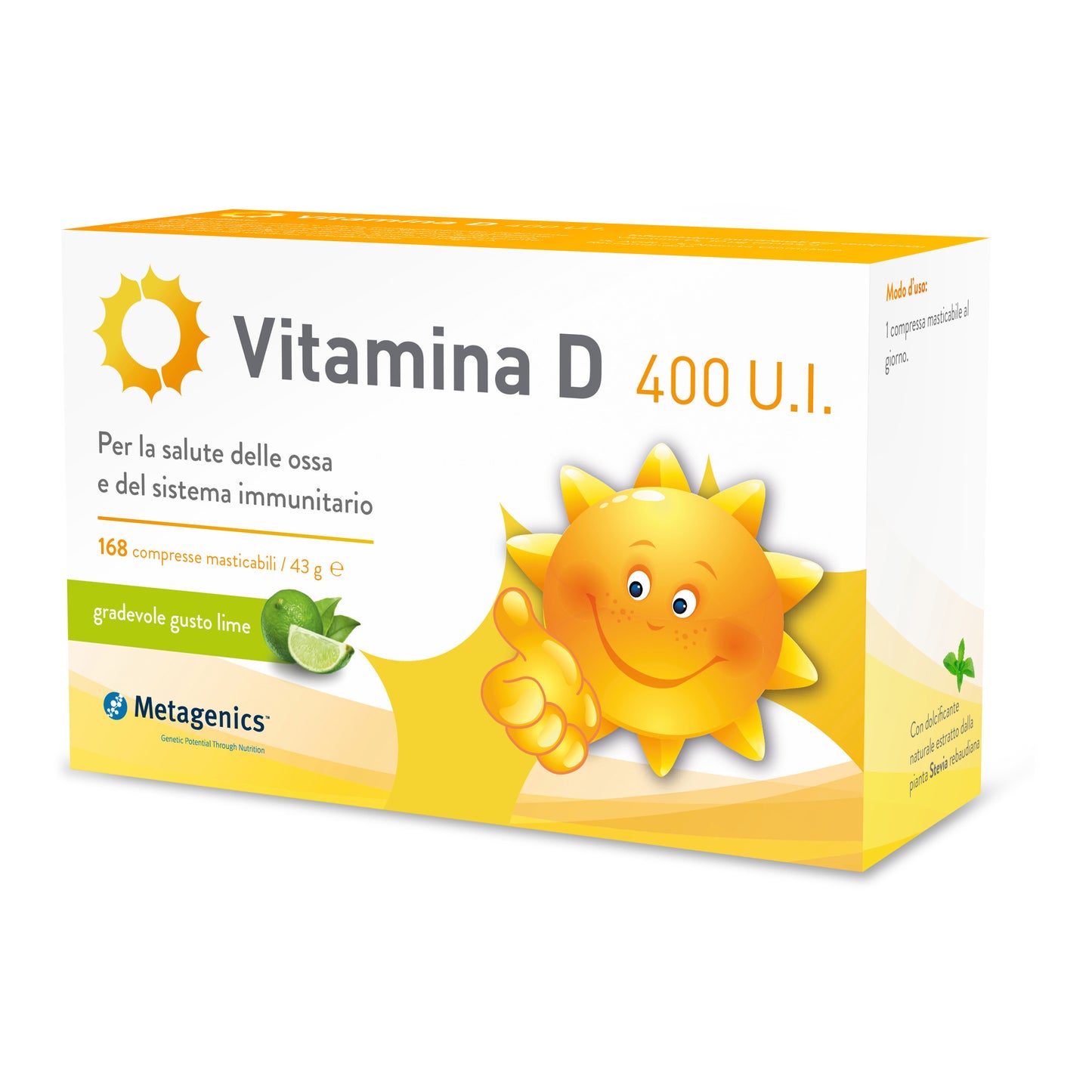 VITAMINA D 400 UI 168 Cpr