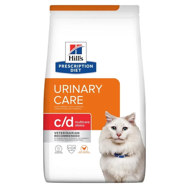 Hill's Prescription Diet C/D Multicare Stress Crocchette Pollo Per Gatti Sacco 400g