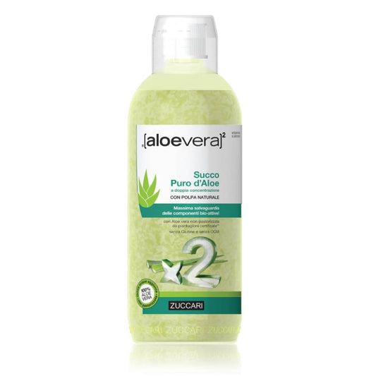 ALOEVERA2 SUCCO PURO D'ALOE DOPPIA CONCENTRAZIONE 1 LITRO