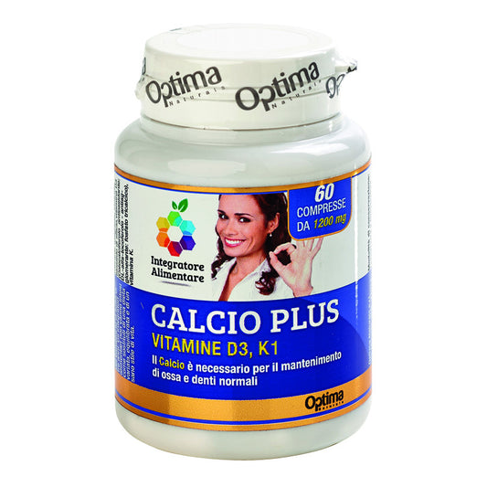 CALCIO PLUS VIT E/K 60CPR OPTIMA