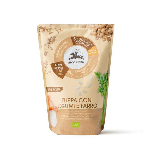 Alce Nero Zuppa Legumi E Farro Bio 500g