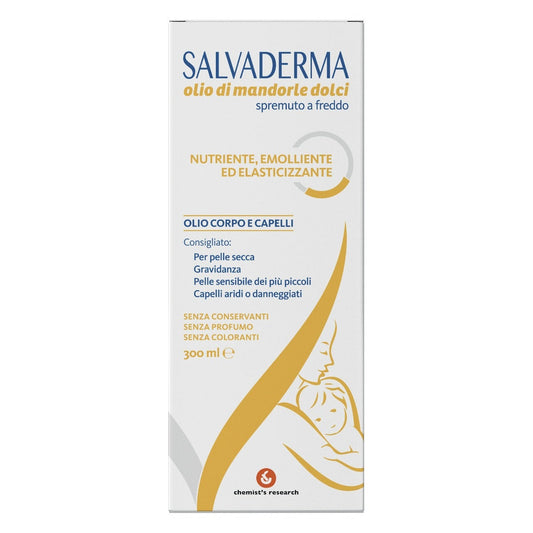 Salvaderma Olio Di Mandorle Per Corpo E Capelli 300ml