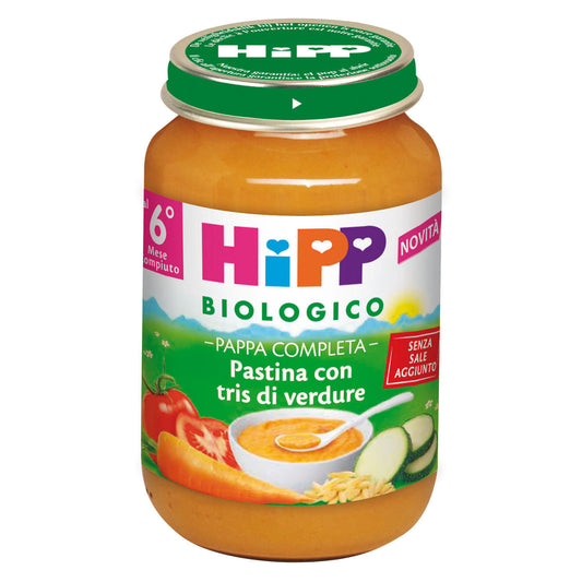 HIPP PASTINA TRIS VERDURE 190G