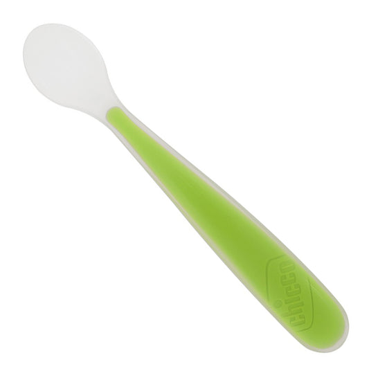 CHICCO CUCCHIAIO MORBIDO SILICONE 6+ MESI VERDE