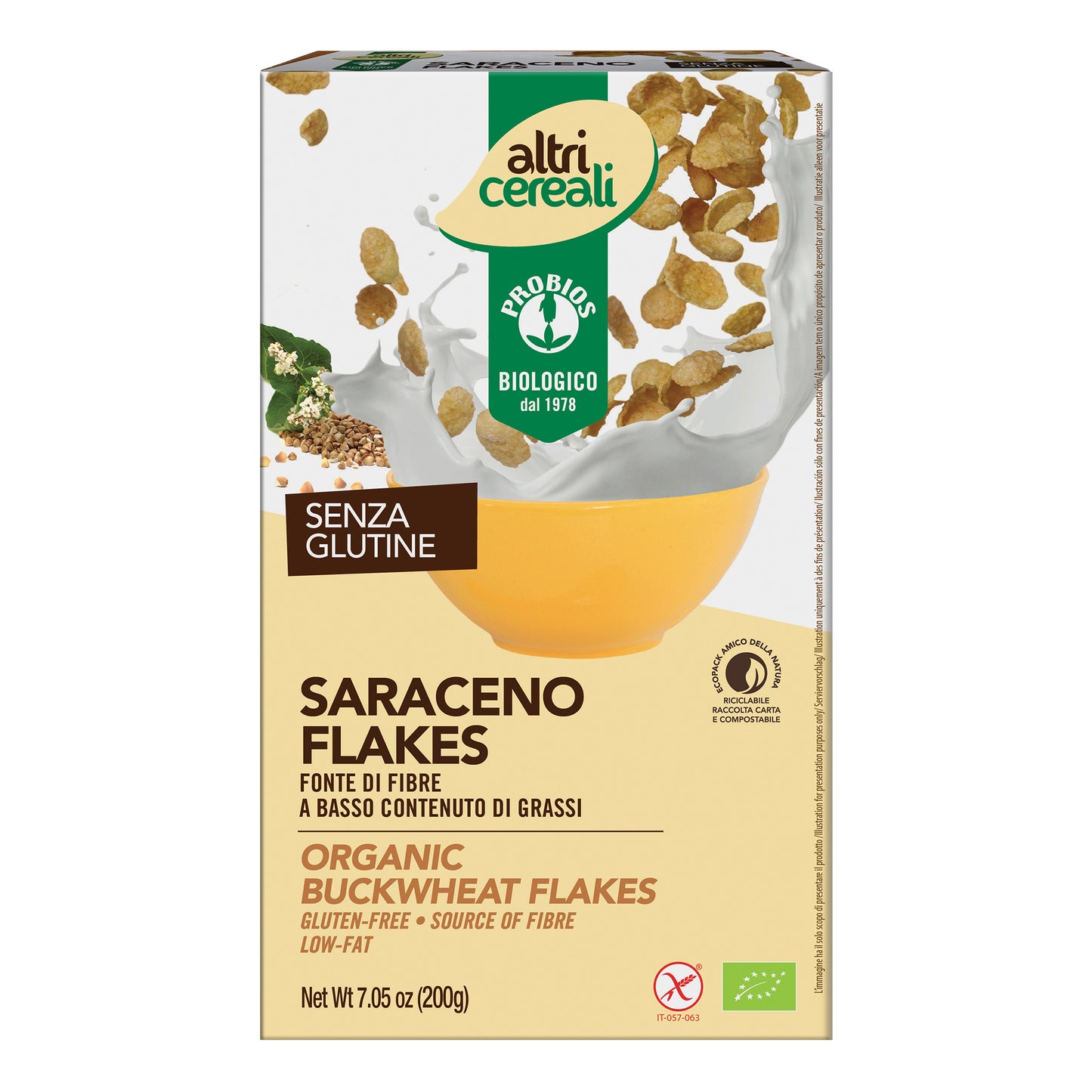 ALTRICEREALI Saraceno Flakes Bio 200g