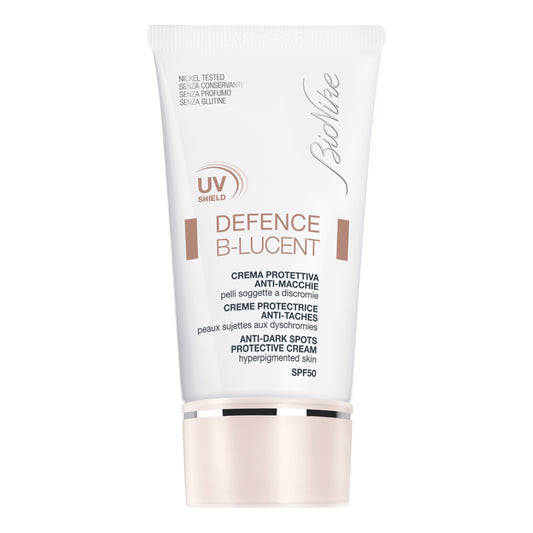 DEFENCE B-LUCENT CREMA PROTETTIVA ANTI MACCHIE SPF50