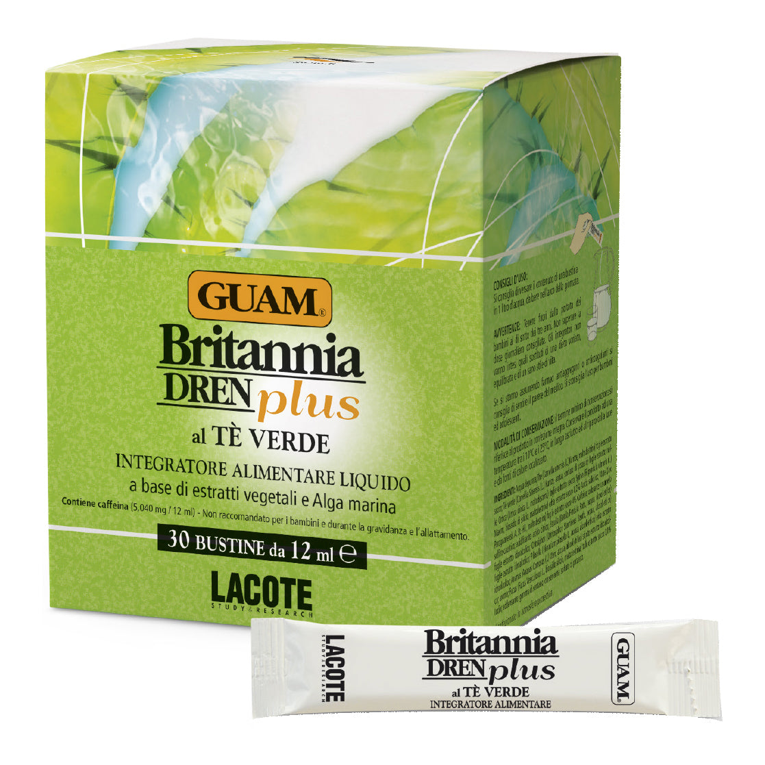 GUAM BRITANNIA DREN PLUS TÈ VERDE 30 BUSTINE